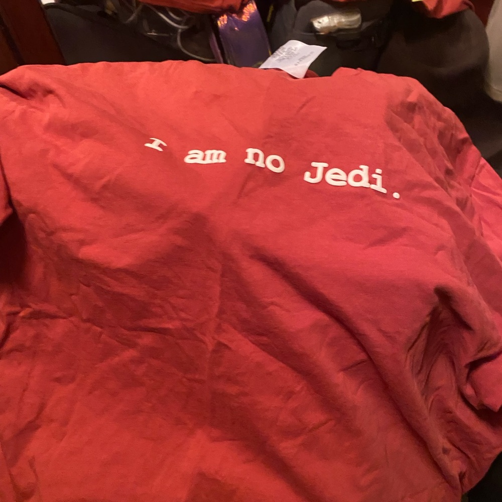 NWOT size Small Ahsoka/Ashley Eckstein ‘I am no Jedi’ shirt